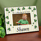 Tis' A Blessing To Be Irish Personalized Picture Frame